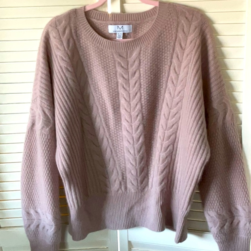 Cashmere sweater XL; worn twice like new!